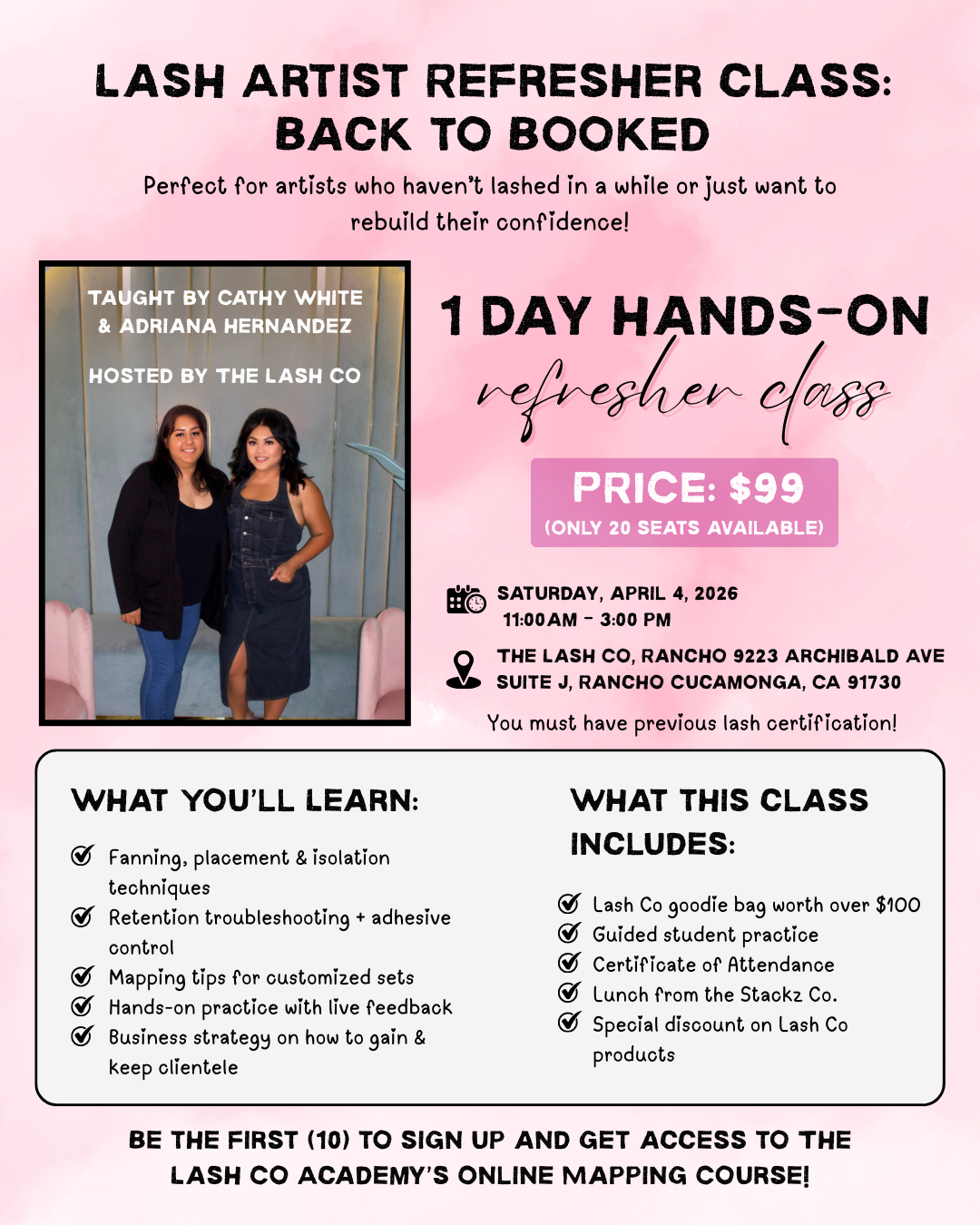 Lash Artist Refresher Workshop