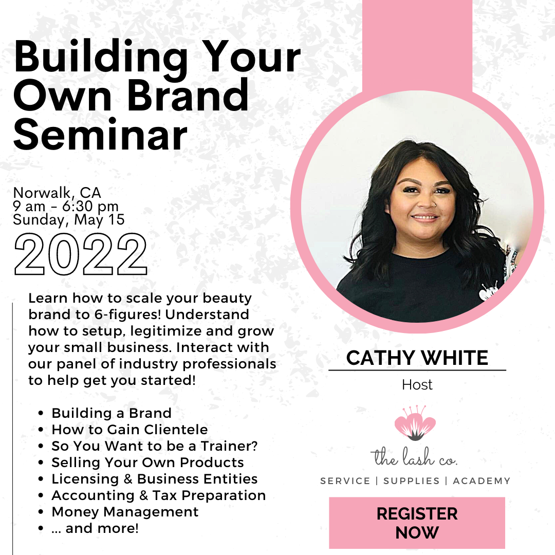 Build Your Own Brand Seminar on May 15, 2022 Sunday (In-Person)