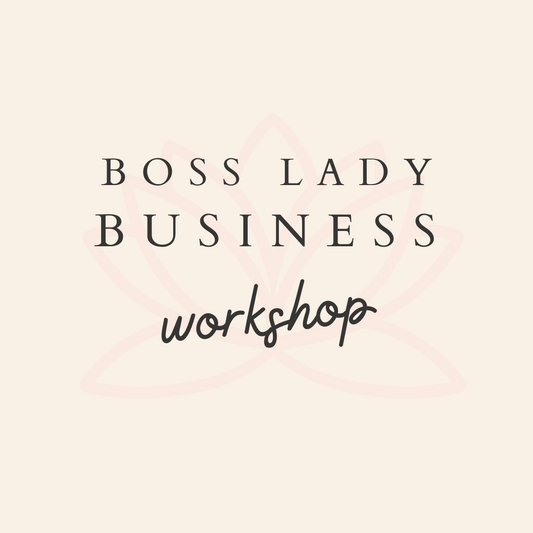 Boss Lady Business Workshop