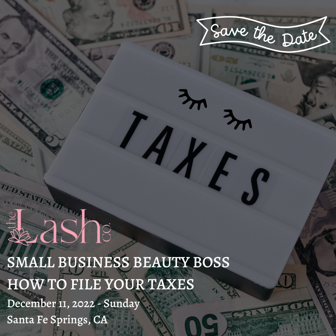 Small Business Beauty Boss - How to File Your Taxes (12/11/22 Sunday)
